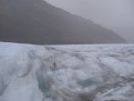 Gletscher im Regen